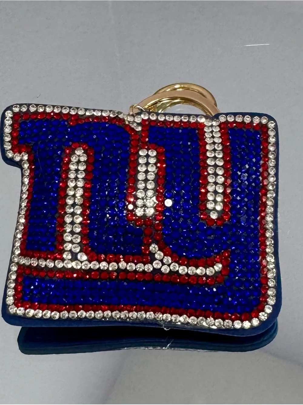 New NY Crystal Keychain